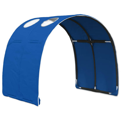Bed Tunnel 2 pcs Blue 211 x 67.5 x 2 cm Polyester