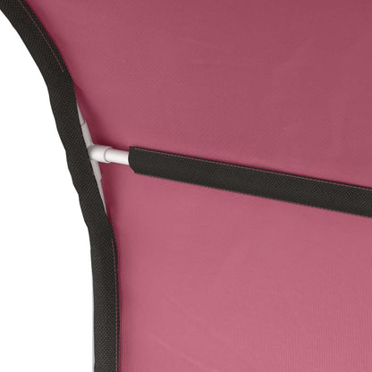 Bed Tunnel 2 pcs Pink 211 x 67.5 x 2 cm Polyester