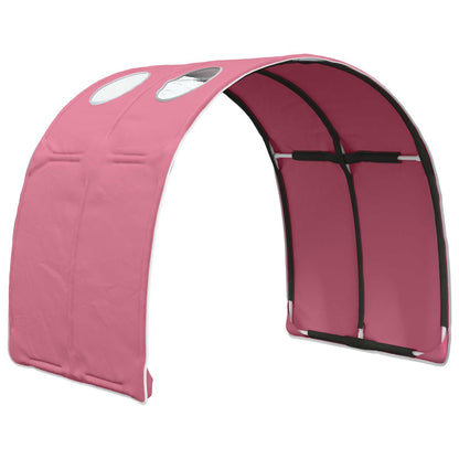Bed Tunnel 2 pcs Pink 211 x 67.5 x 2 cm Polyester