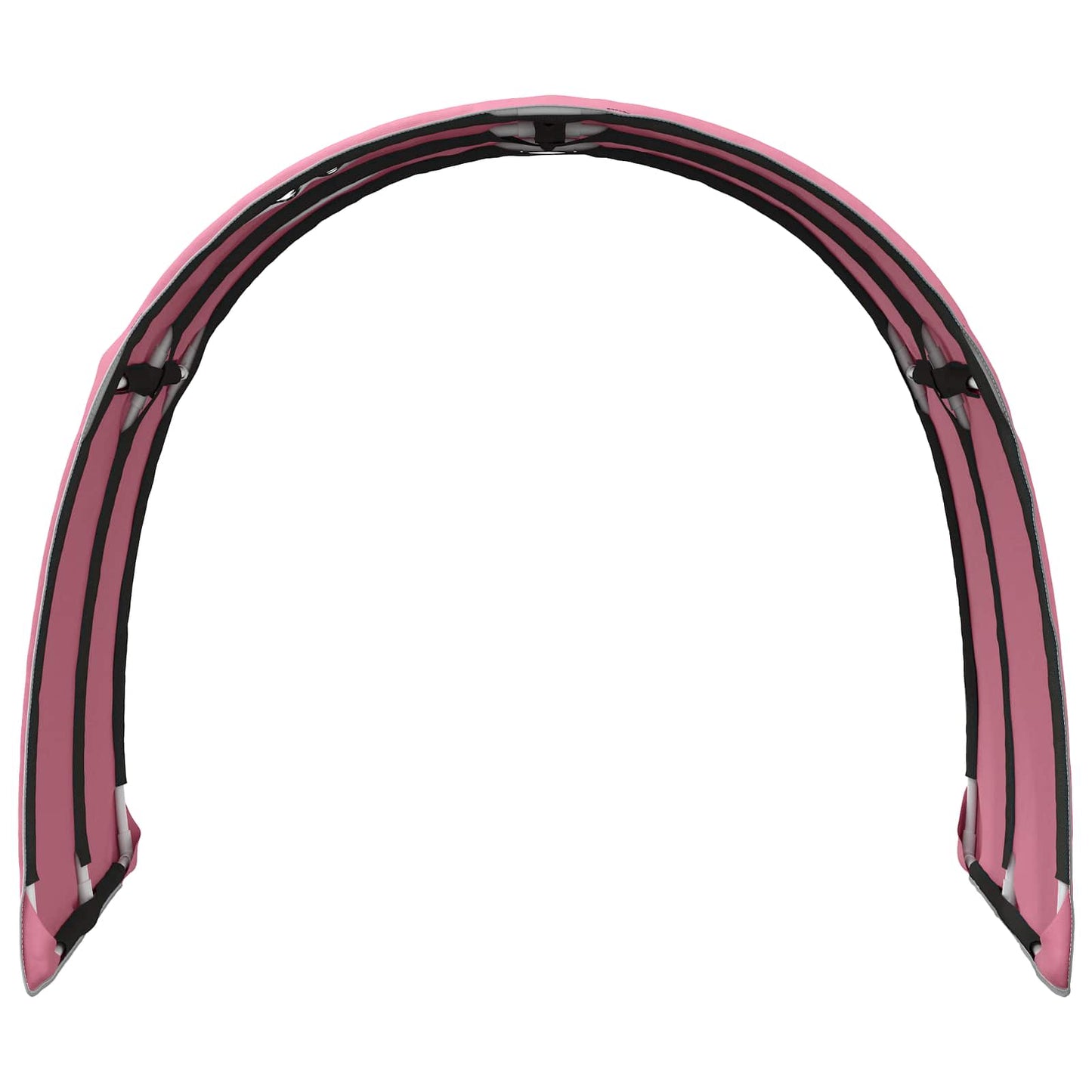 Bed Tunnel 2 pcs Pink 211 x 67.5 x 2 cm Polyester