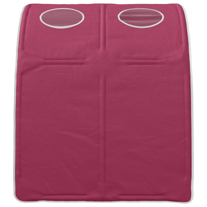 Bed Tunnel 2 pcs Red 211 x 67.5 x 2 cm Polyester