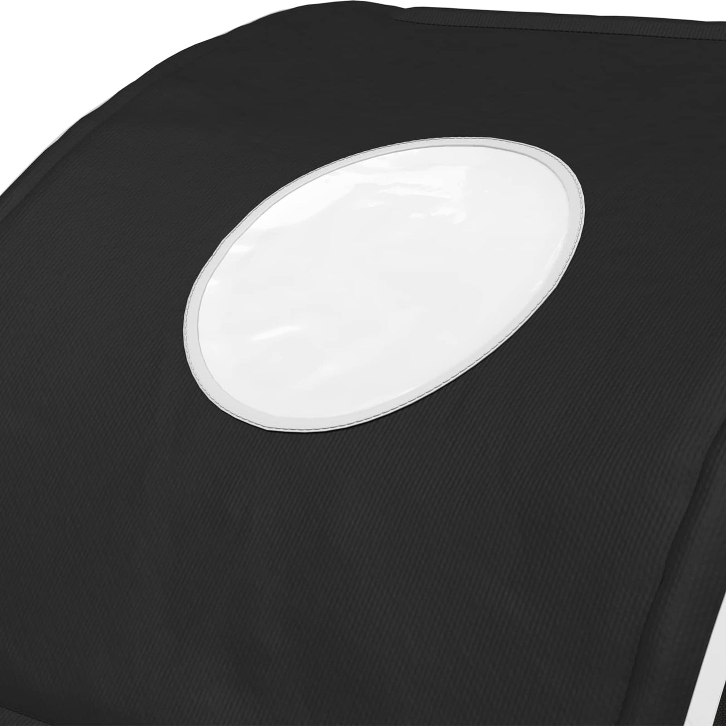 Bed Tunnel 2 pcs Black 211 x 67.5 x 2 cm Polyester