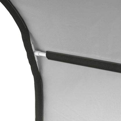 Bed Tunnel 2 pcs White 211 x 67.5 x 2 cm Polyester