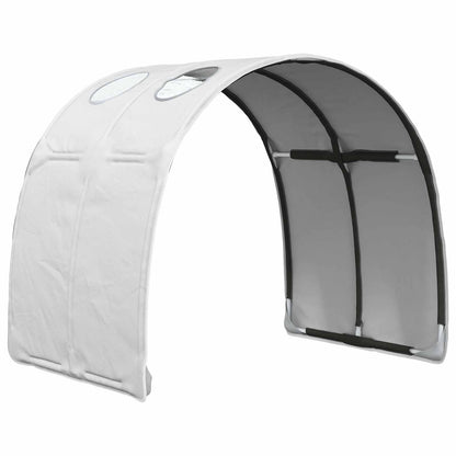 Bed Tunnel 2 pcs White 211 x 67.5 x 2 cm Polyester