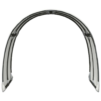 Bed Tunnel 2 pcs White 211 x 67.5 x 2 cm Polyester