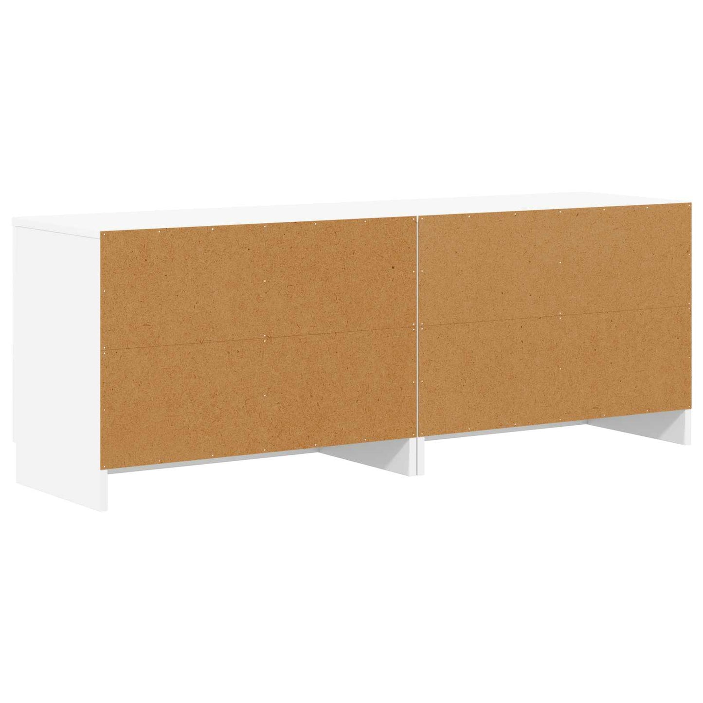 Storage Cabinet for Loft Bed 2 pcs White 66 x 35 x 48 cm