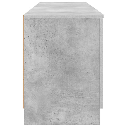 Storage Cabinet for Loft Bed 2 pcs Concrete Grey