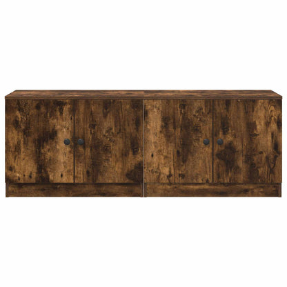 Storage Cabinet for Loft Bed 2 pcs Smoked Oak 66 x 35 x 48 cm