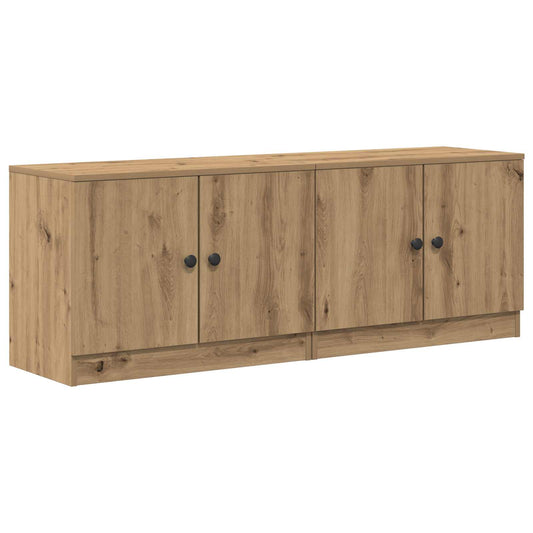 Storage Cabinet for Loft Bed 2 pcs Artisan Oak 66 x 35 x 48 cm