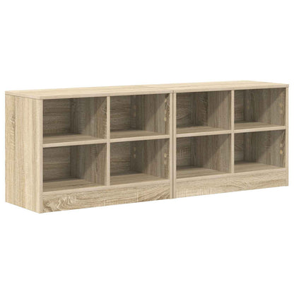 Bed Cabinet 2 pcs Sonoma Oak 66 x 33 x 48 cm Engineered Wood
