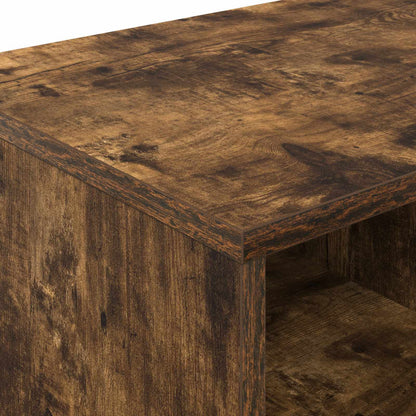Bed Cabinet 2 pcs Smoked Oak 66 x 33 x 48 cm Engineered Wood