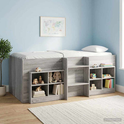 Bed Cabinet 2 pcs Grey Sonoma 66 x 33 x 48 cm Engineered Wood