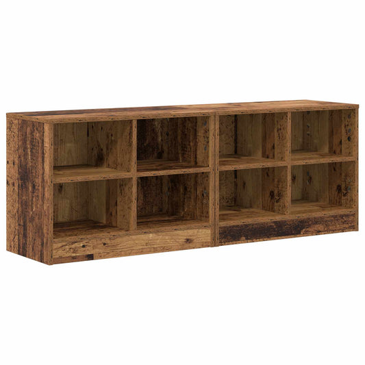 Bed Cabinet 2 pcs Old Wood 66 x 33 x 48 cm Engineered Wood