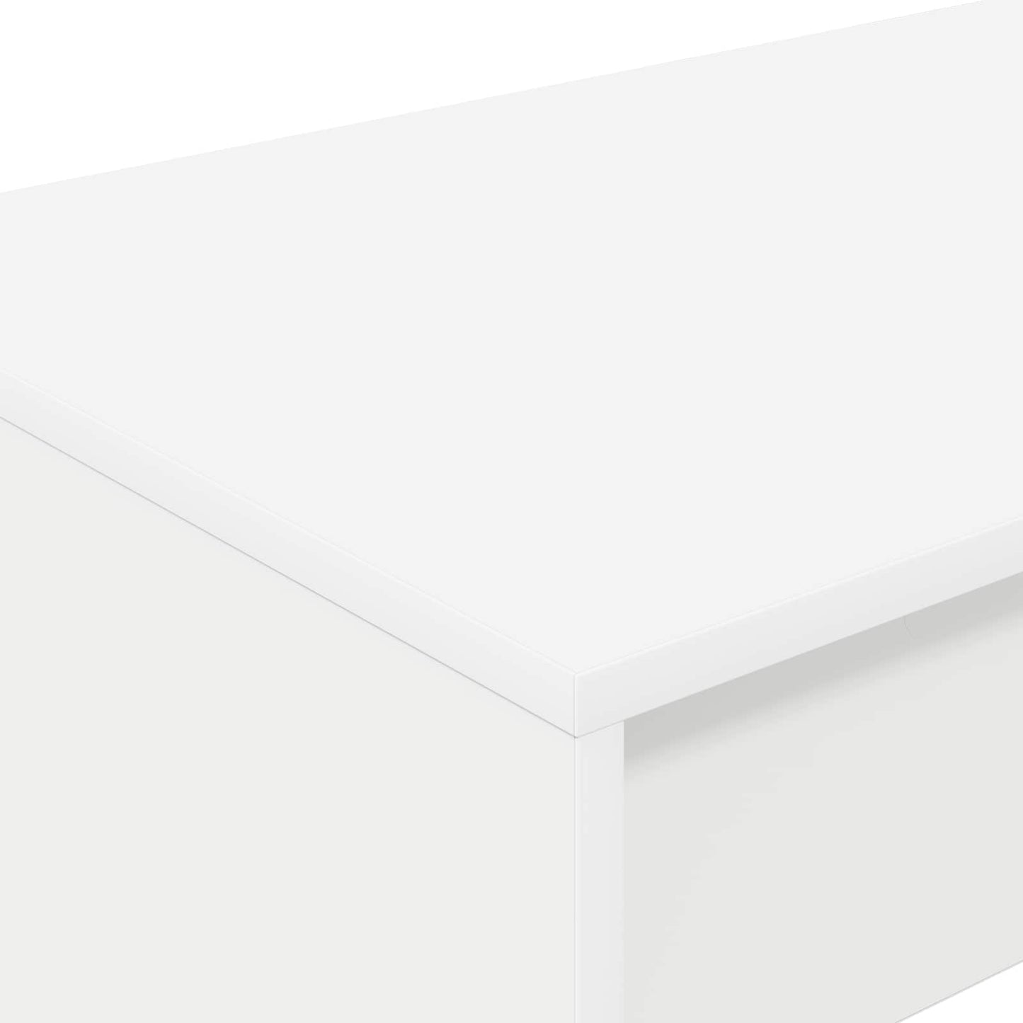 Bed Desk White 100 x 45 x 75 cm Engineered Wood