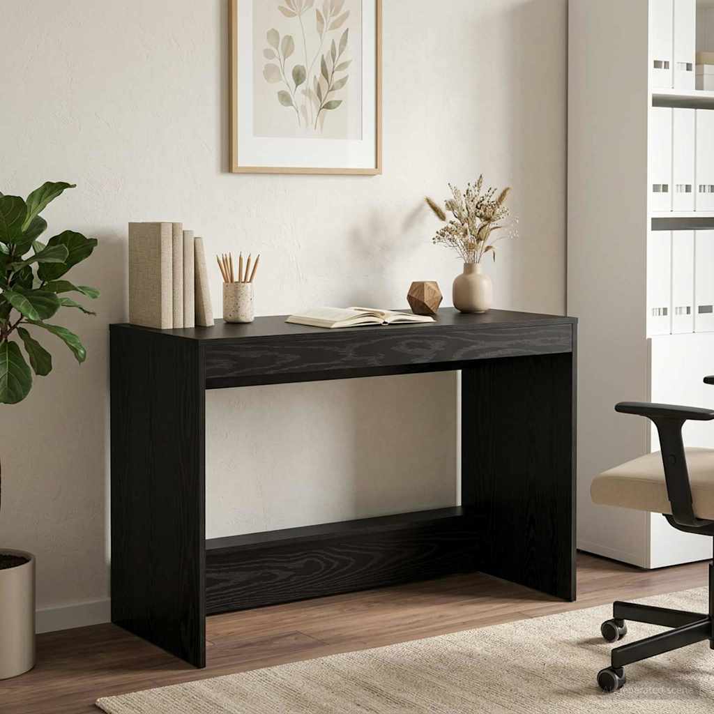 Bed Desk Black Oak Engineered Wood 100 x 45 x 75 cm