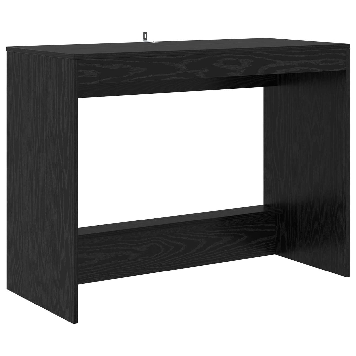 Bed Desk Black Oak 100 x 45 x 75 cm Engineered Wood