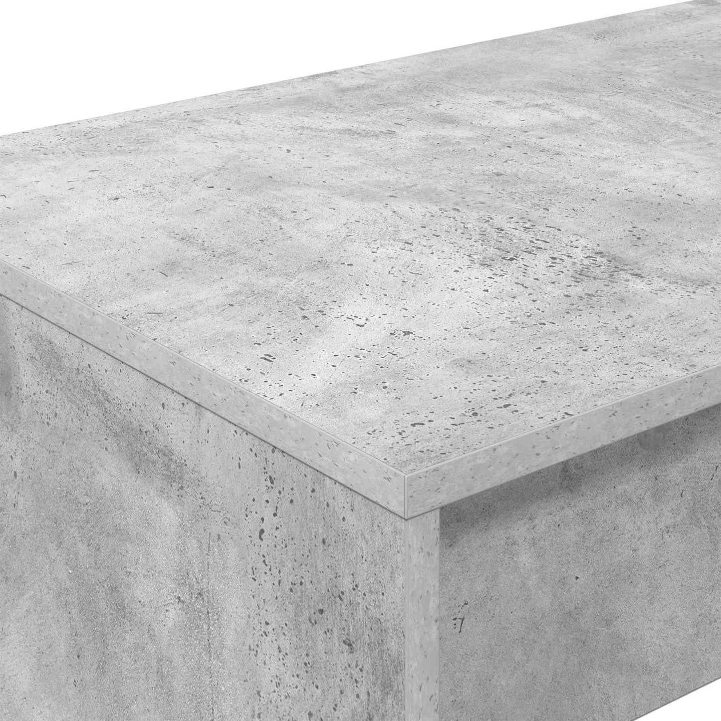 Bed Desk Concrete Grey Engineered Wood 100 x 45 x 75 cm