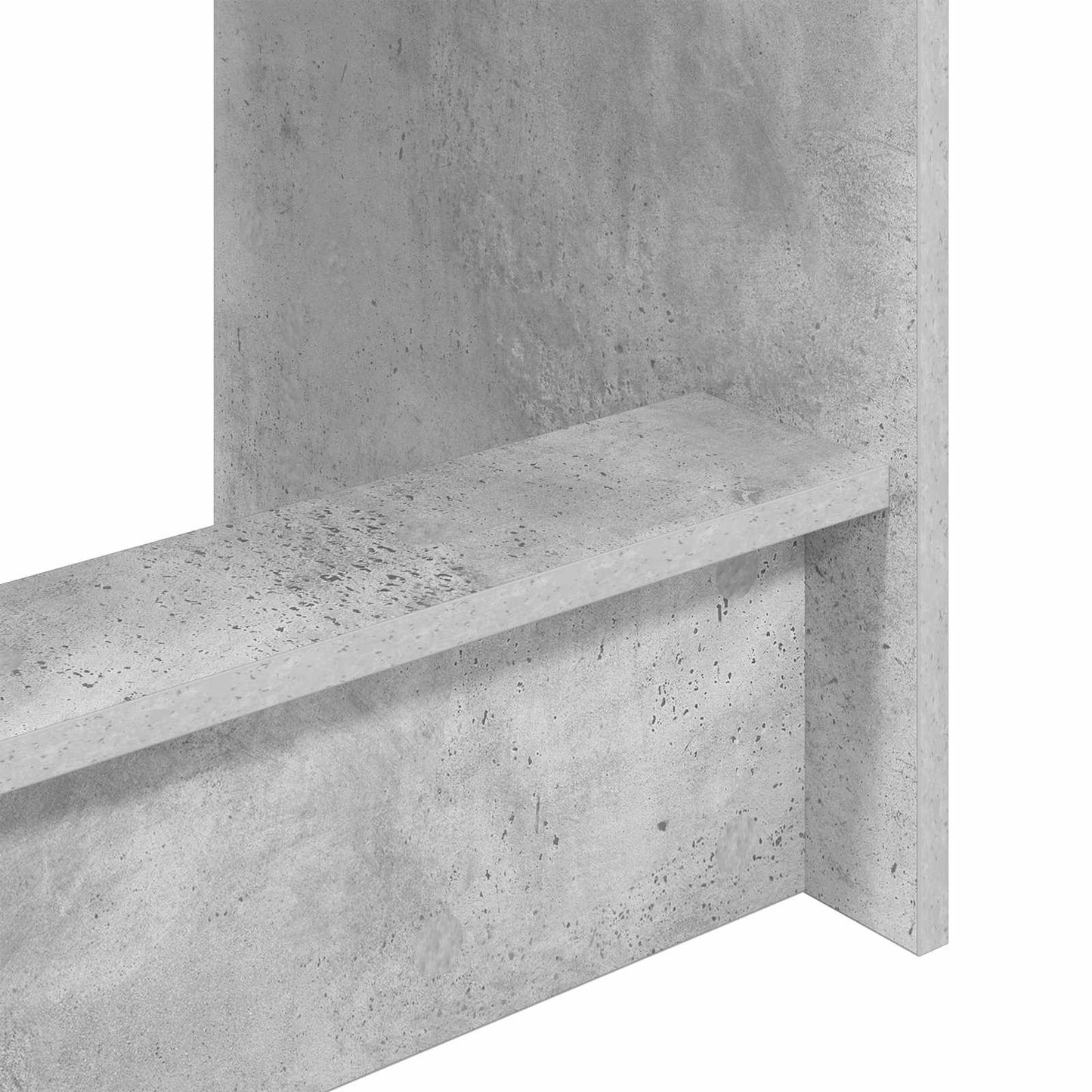 Bed Desk Concrete Grey Engineered Wood 100 x 45 x 75 cm