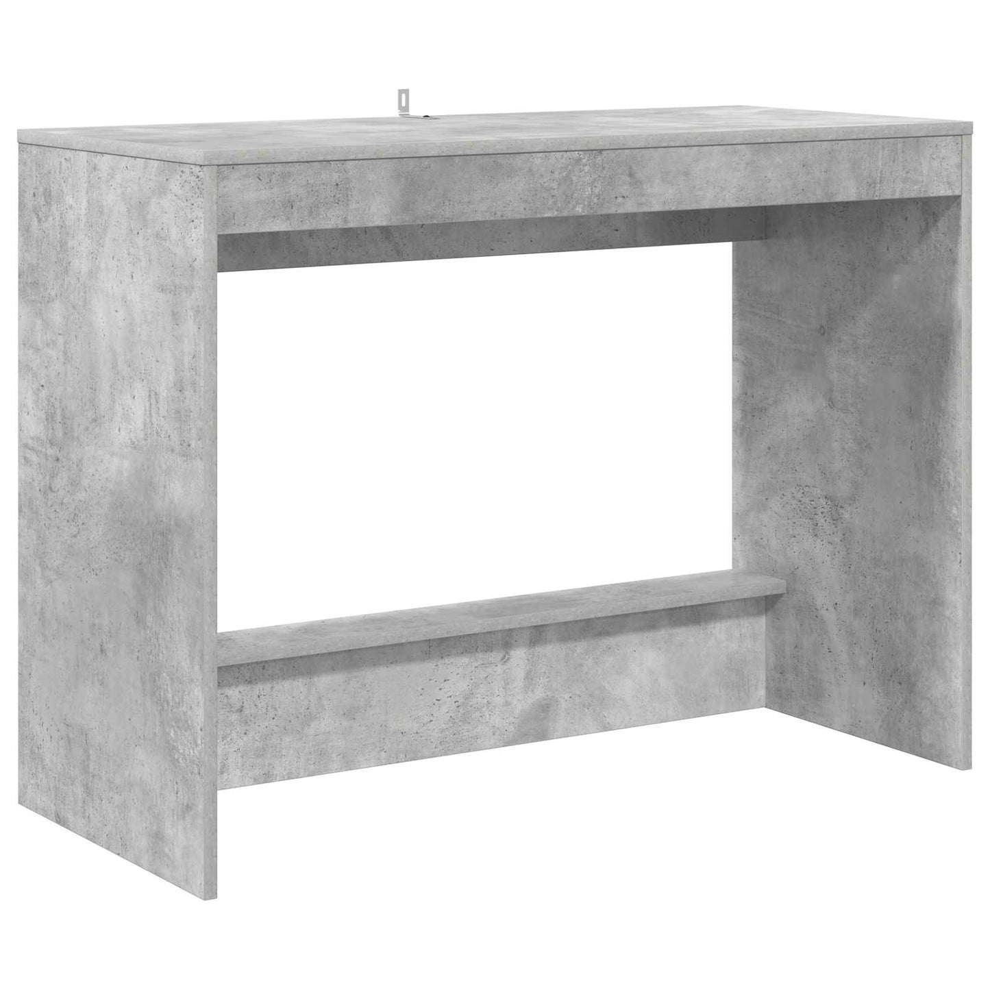 Bed Desk Concrete Grey Engineered Wood 100 x 45 x 75 cm