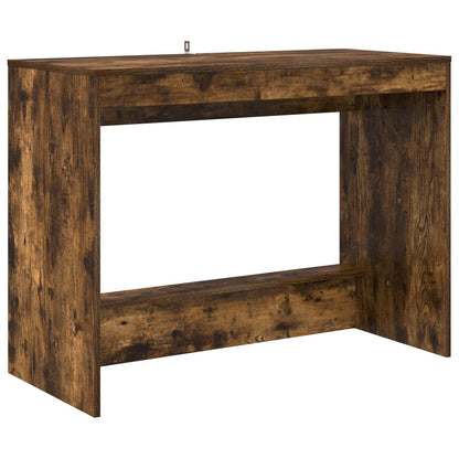 Bed Desk Smoked Oak Engineered Wood 100 x 45 x 75 cm