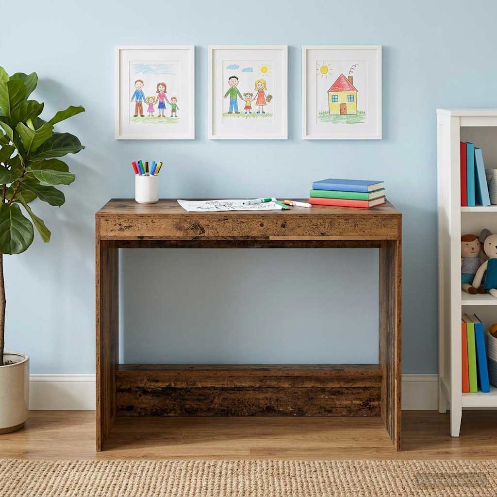 Bed Desk Old Wood Engineered Wood 100 x 45 x 75 cm