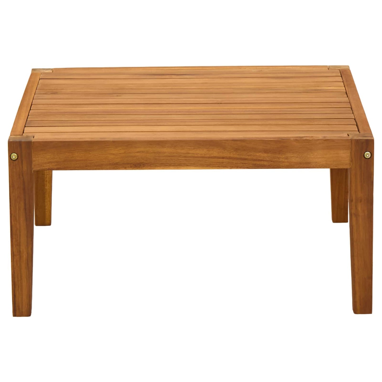 Garden Table Solid Acacia Wood Natural 60 x 60 x 30 cm