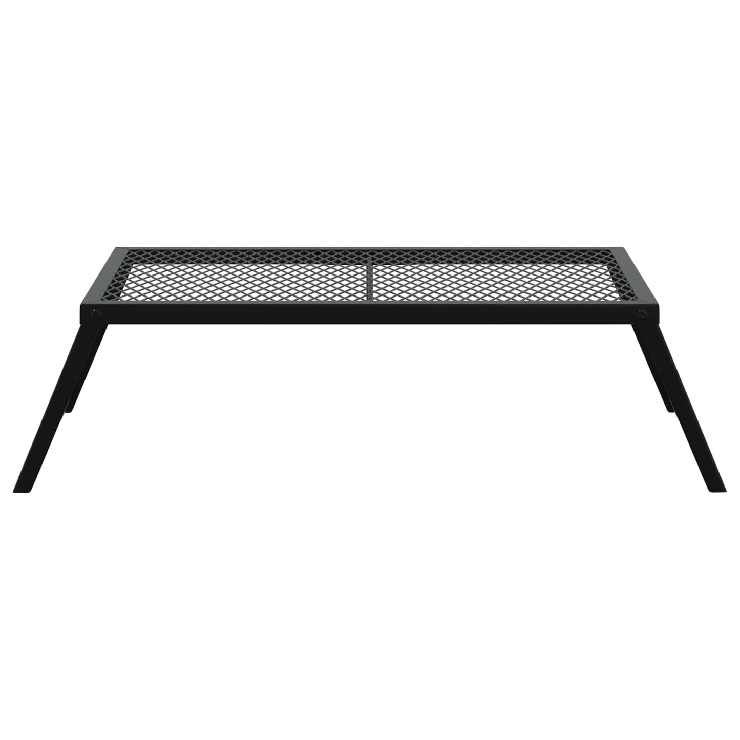 Foldable Camping Grill Folding Black 58 x 31 x 2 cm Alloy Steel