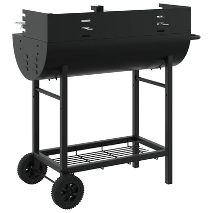 Charcoal grill 96.5 x 42.5 x 88.5 cm Black