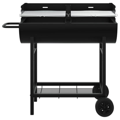 Charcoal grill 96.5 x 42.5 x 88.5 cm Black
