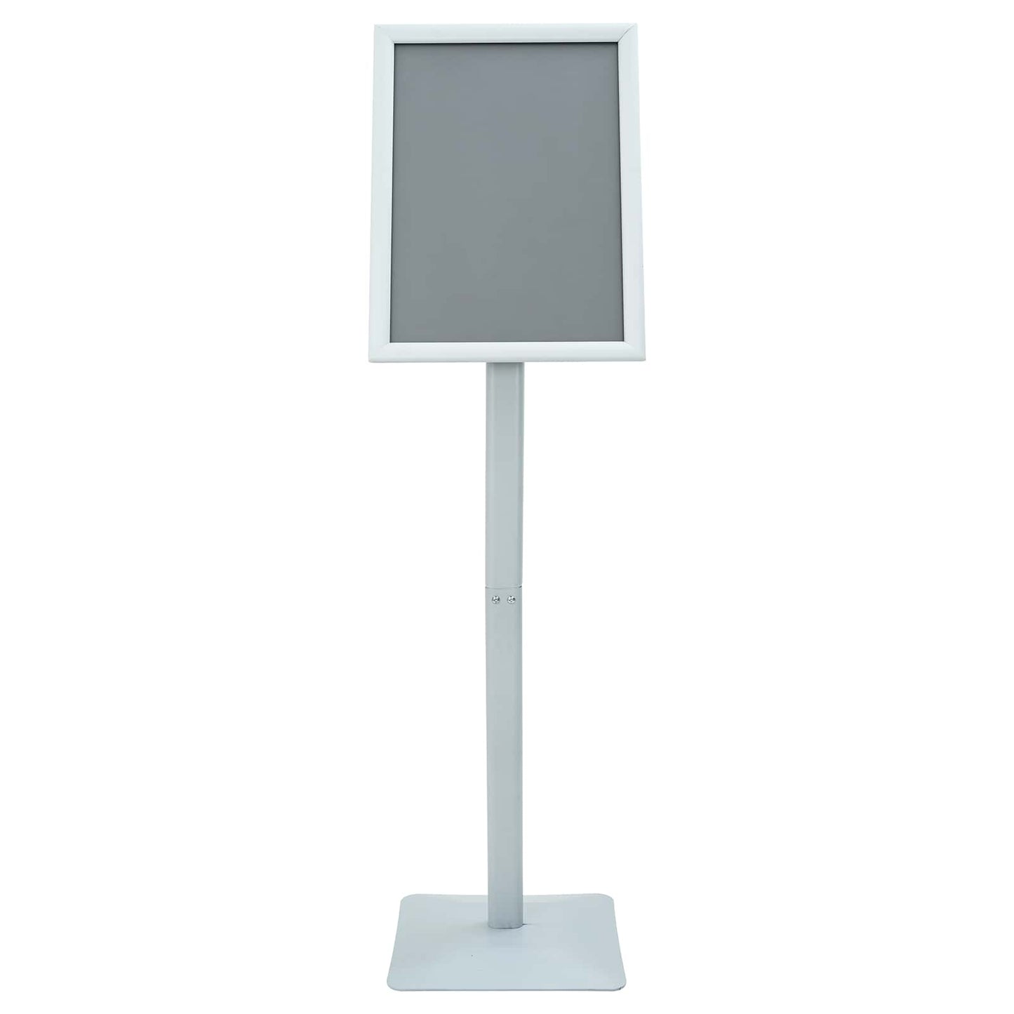 Pedestal Poster Stand Silver 32.5 x 27 x 126 cm Cast Iron