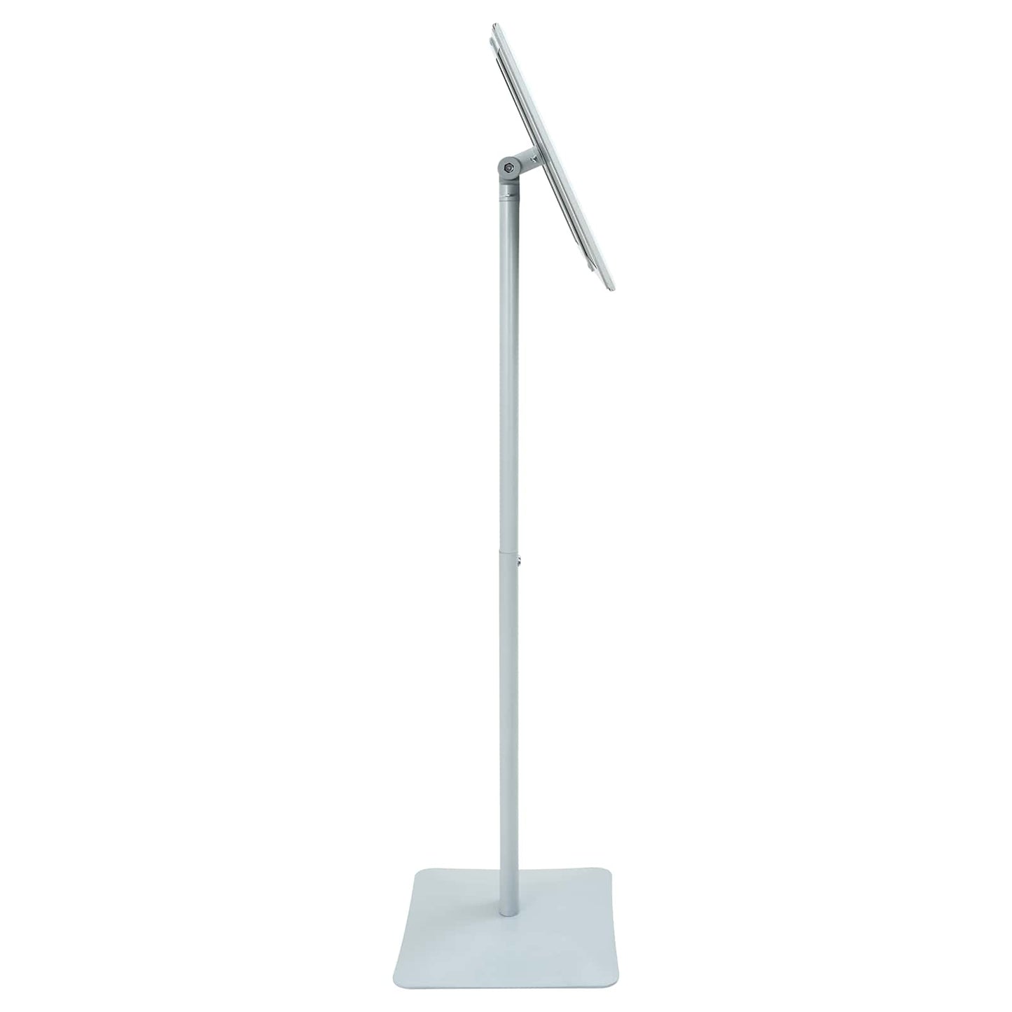 Pedestal Poster Stand Silver 32.5 x 27 x 126 cm Cast Iron
