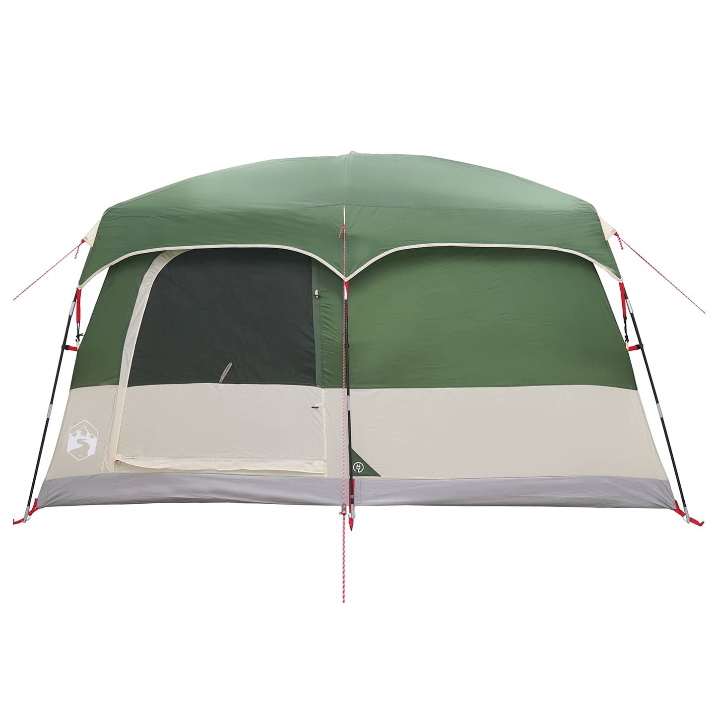 Family Tent with Roof Green 320 x 210 x 180 cm Polyester