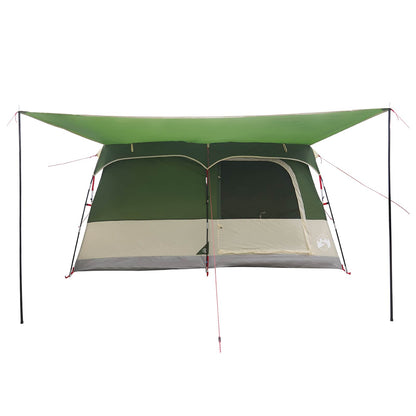 Family Tent with Roof Green 320 x 210 x 180 cm Polyester
