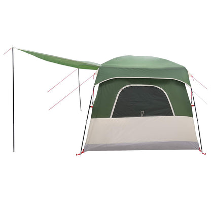 Family Tent with Roof Green 320 x 210 x 180 cm Polyester