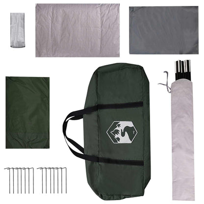 Family Tent with Roof Army Green 320 x 210 x 180 cm Polyester