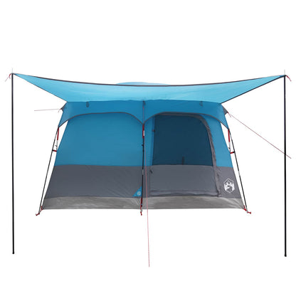Family Tent with Roof Blue 380 x 260 x 190 cm Polyester