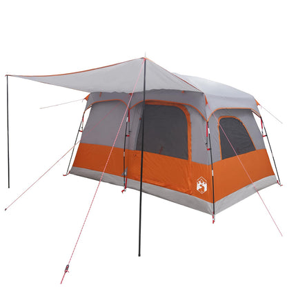 Family Tent Grey and Orange 380 x 260 x 190 cm Polyester