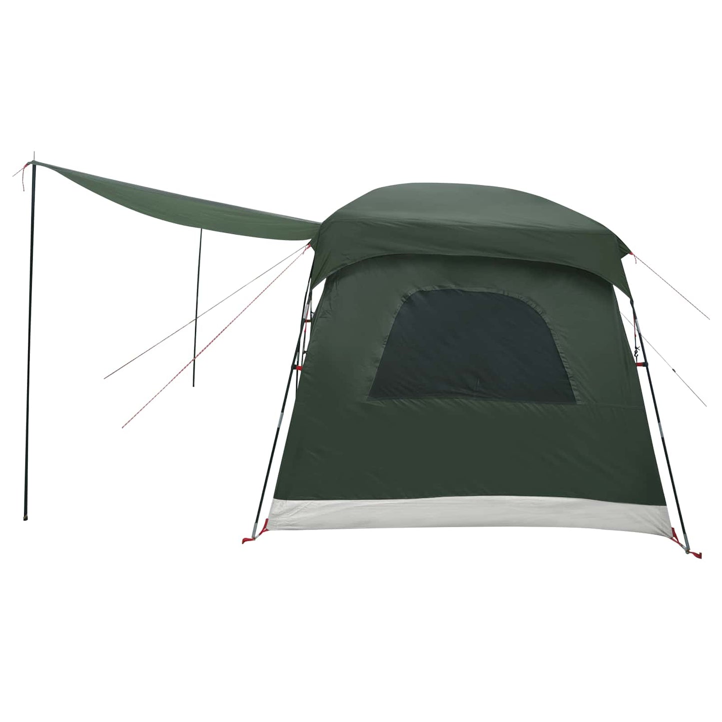 Family Tent with Roof Army Green 380 x 260 x 190 cm Polyester