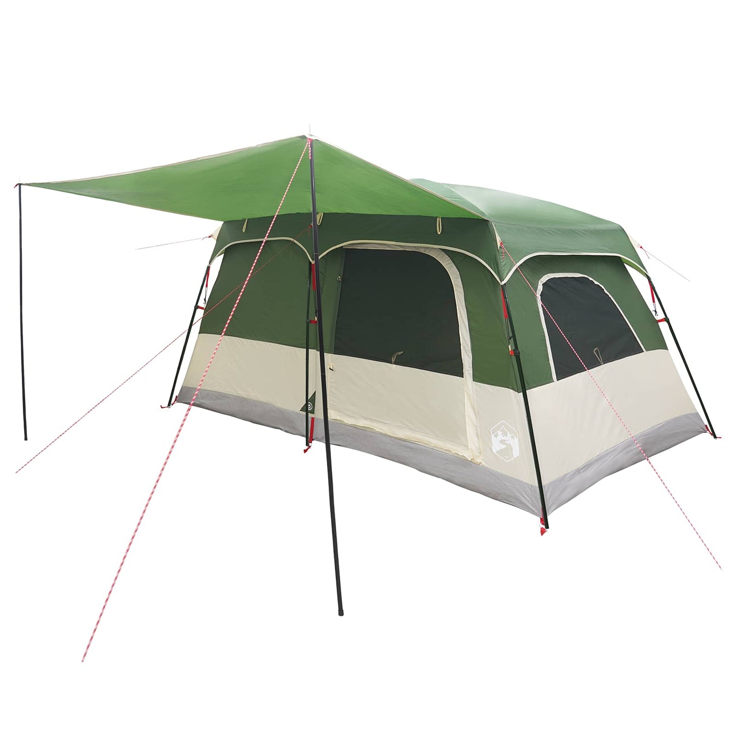 Family Tent Green 420 x 305 x 200 cm Polyester and Steel