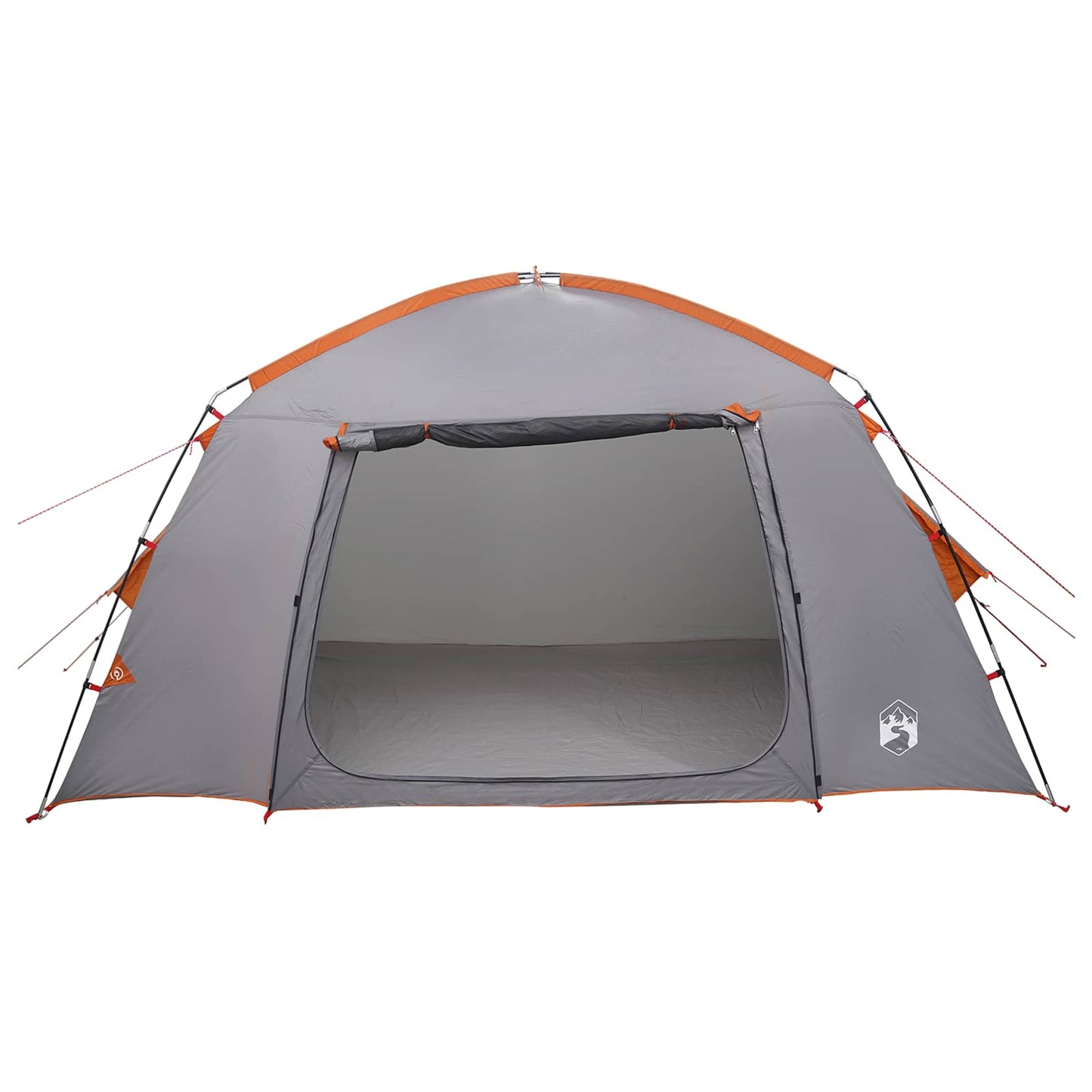 Cabin Tent Grey and Orange 300 x 210 x 156 cm Polyester