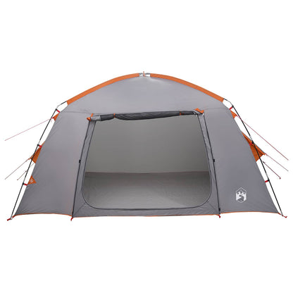 Cabin Tent Grey and Orange 300 x 210 x 156 cm Polyester