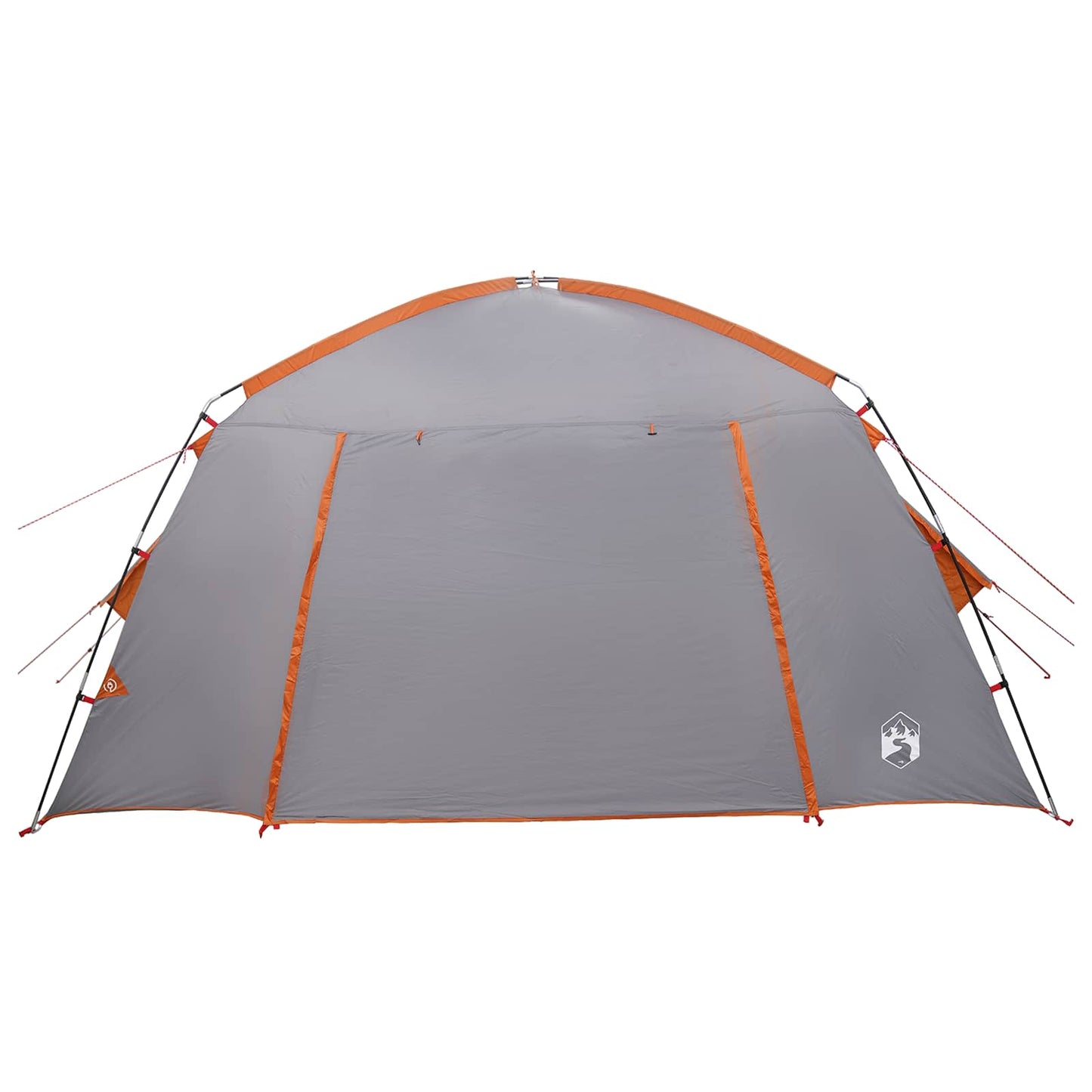 Cabin Tent Grey and Orange 300 x 210 x 156 cm Polyester