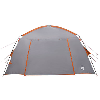 Cabin Tent Grey and Orange 300 x 210 x 156 cm Polyester