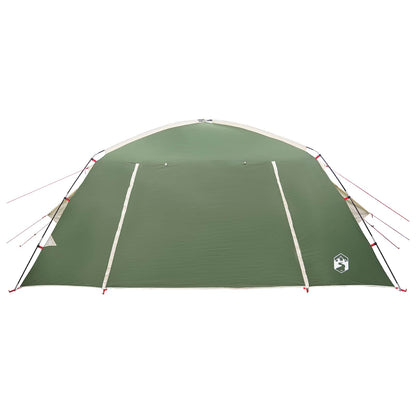 Cabin Tent with Roof Green 400 x 210 x 180 cm Polyester