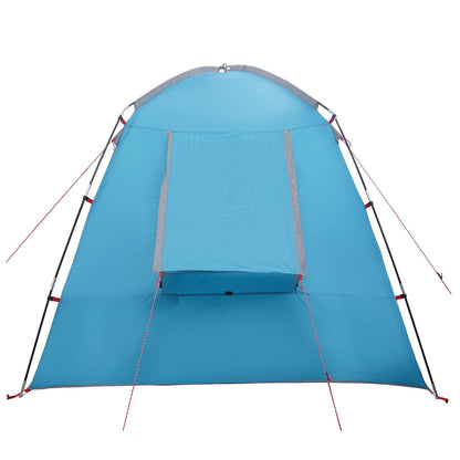 Cabin Tent with Roof Blue 400 x 210 x 180 cm Polyester