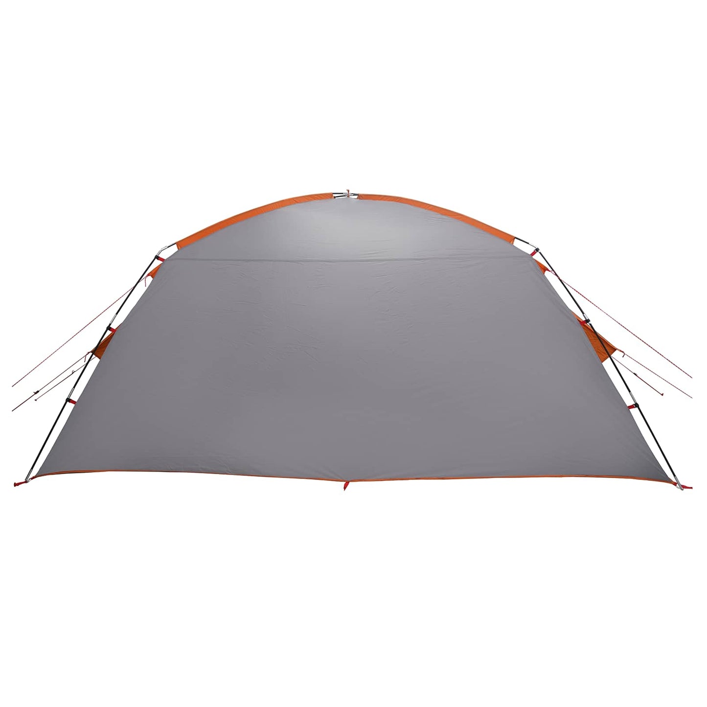 Cabin Tent Grey and Orange 400 x 210 x 180 cm Polyester