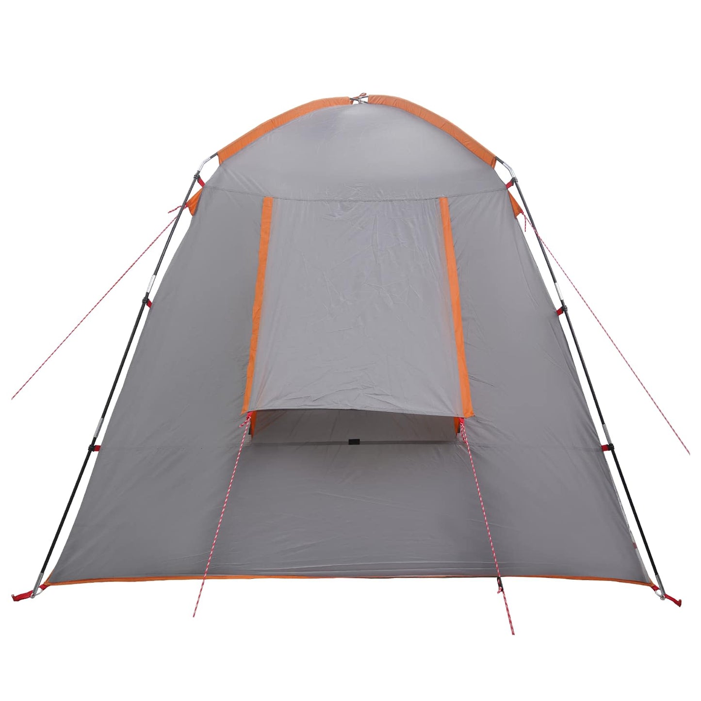 Cabin Tent Grey and Orange 400 x 210 x 180 cm Polyester