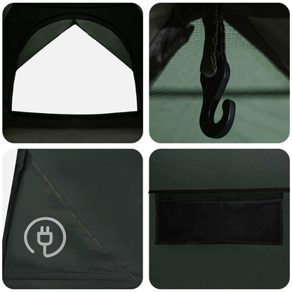 Camping Tent with Rainfly Water-resistant Dome Army Green