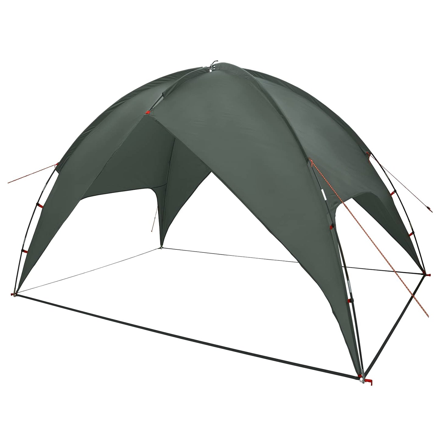 Camping Tent with Rainfly Water-resistant Dome Army Green