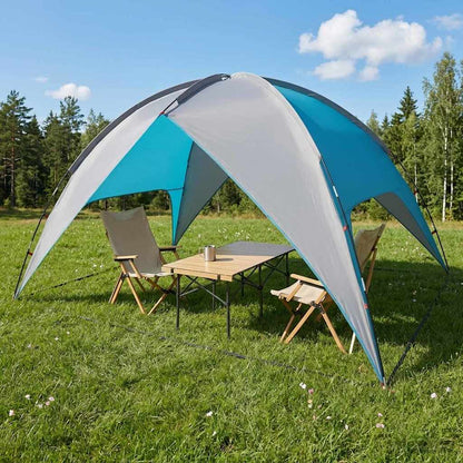 Camping Tent with Rainfly Water-resistant Dome Blue